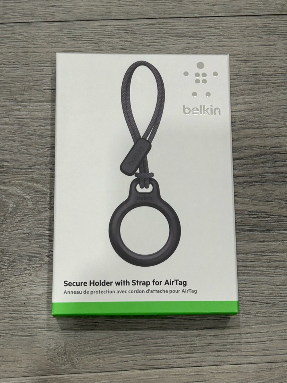 Belkin Secure Holder with Strap for AirTag - Black